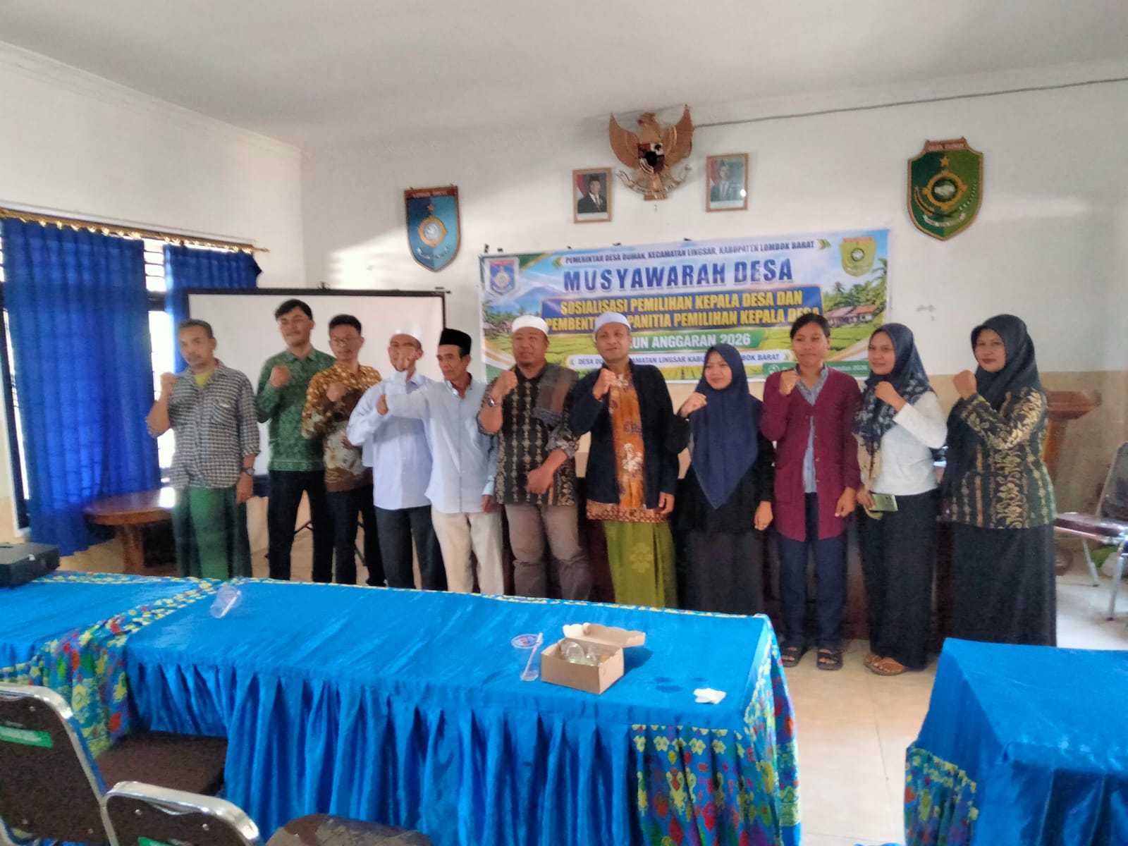 PEMERINTAH DESA DUMAN FORMALKAN PANITIA PILKADES 2026 TERBENTUK HARI INI