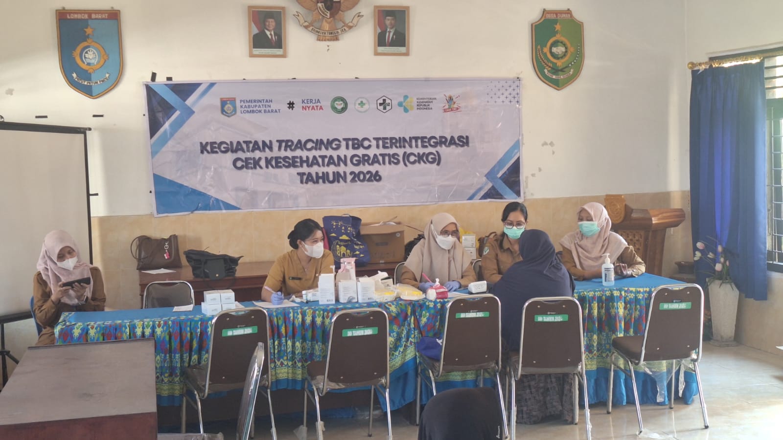 Pelayanan Kesehatan Gratis dan Tracking TBC, UPTD Puskesmas Sigerongan Sinergi Bersama Pemdes Duman